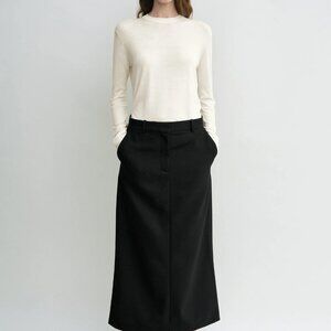 Lemaire Fine Crew Knit Ecru S